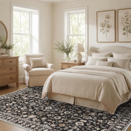 Washable 6x6 Square Rug: Non Slip Soft Stain Resistant 6 ft Carpet - Image 6