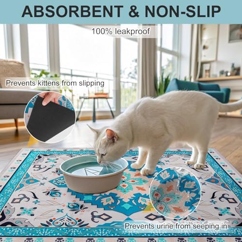 BEAUTYZOO Cat Litter Mat, Waterproof - Image 5