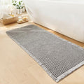 Long Bath Mat, Waffle Bathroom Runner Rug Non Slip Washable, 24 x 72 by GRLYUH
