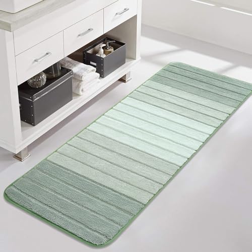 Kmson Ombre Bath Mat for Bathroom, Non Slip Ultra Soft and Thick Water by KMSON