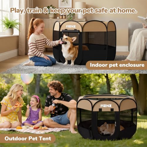 Dog Cat Playpen Indoor Outdoor, Small Animal Crate - Image 5