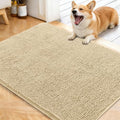 OLANLY Dog Door Mat for Muddy Paws 40x32, Super Absorbent Chenille Mud Mat by OLANLY