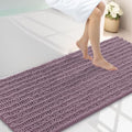Smiry Bathroom Rugs 59X24, Extra Soft Rubber Backing Chenille Bath Mats by Smiry