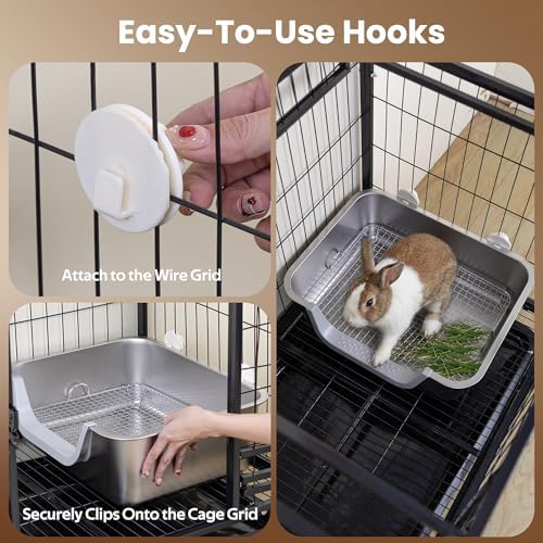 Rabbit Litter Box, Extra Large Bunny Litter Box - Image 6