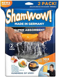 ShamWow Shammy Cloth 2-Pack, Super Absorbent Chamois Towel by Shamwow