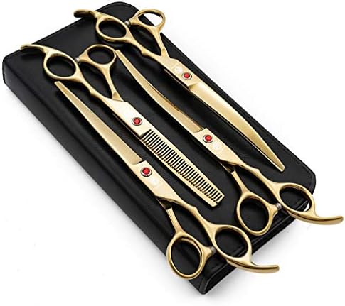 Purple Dragon 7.0 inch Dog Grooming Scissors Set by PurpleDragon