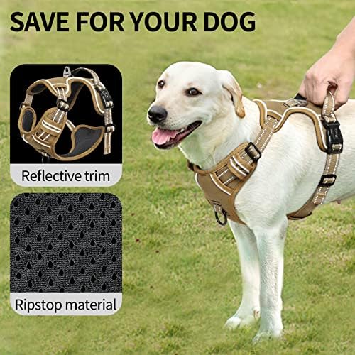 HEELE Dog Harness, Dog Harness for Small Medium Large Dogs No Pull Adjustable - Image 5