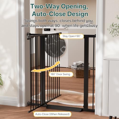 InnoTruth 27-36.6 in Wide x 35.5 in High Extra Tall Baby Gate - Image 5