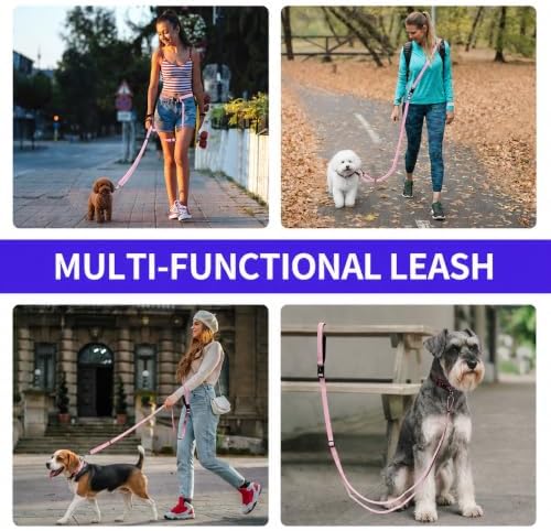 Kazazoo Hands-Free Dog Leash Adjustable Length 5-8 Ft, Waist & Crossbody Leash - Image 6