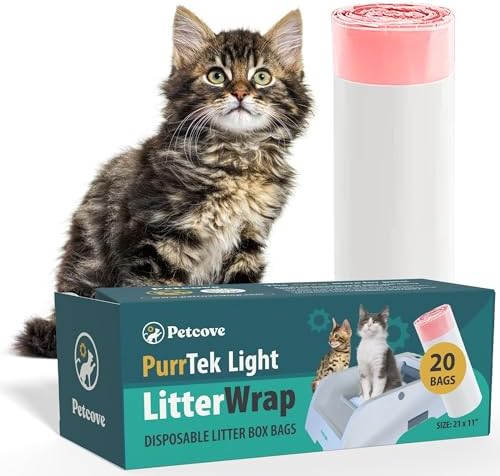 PetCove Cat Litter Box Liners LitterWrap Cat Litter Bags by PetCove