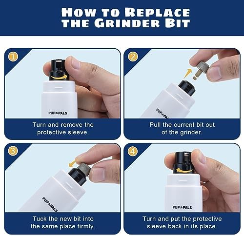 Upgrade Dog Nail Grinder with 5 LED Shadow Free Light, Dog Nail Trimmer Protect - Image 6
