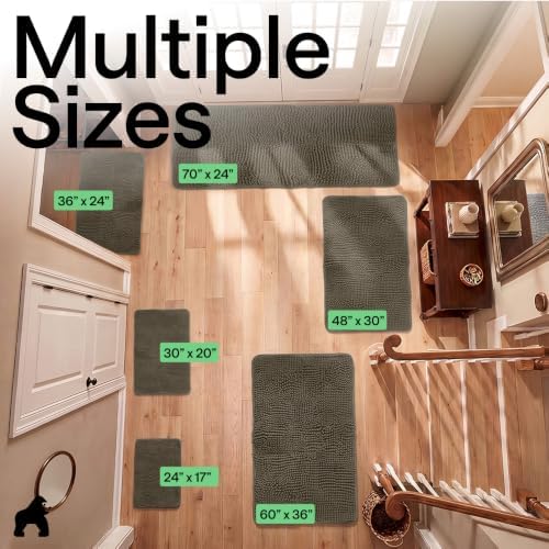 GORILLA GRIP SoakSTOPPER Dog Door Mat, Machine Wash Dry, 24x17 Cappuccino - Image 2