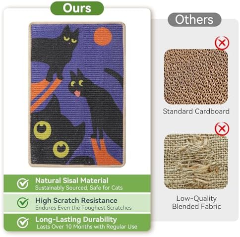 3-in-1 Sisal Cat Scratcher Mat - Image 4