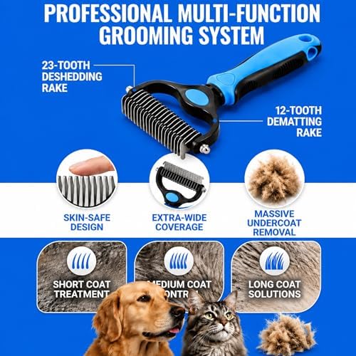 2-in-1 Double-Sided Pet Grooming Comb - Image 4