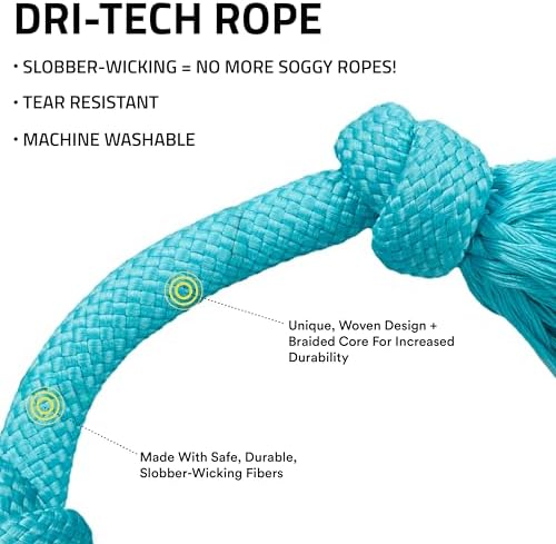 Playology Tug Rope Dog Toys for Large Breed Dogs - Image 2