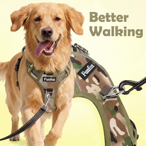 Funfox Dog Harness No Pull, Adjustable Pet Vest Harness, Super Soft Material - Image 2