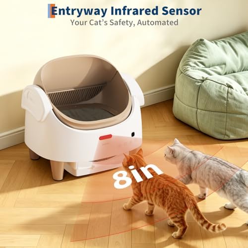 Open-Top Self Cleaning Cat Litter Box - Image 4