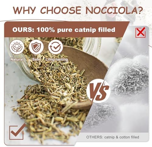 Nocciola 3 Pack Catnip Toys for Cats, Funny Cat Toys Filled - Image 5