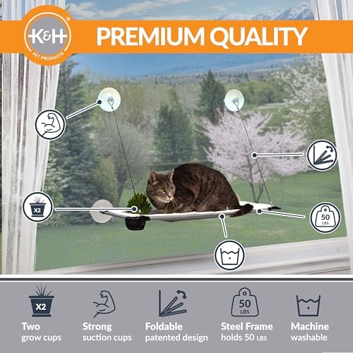 K&H Cat Window Perch, Window Lounger - Image 2