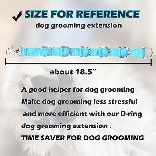 Dog Grooming Loops Dogs Grooming Table Arm Extender Straps 2 PCS 6 D-Ring Pet - Image 3