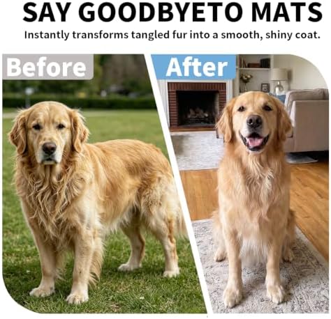 Dog Brush for Shedding Cat Brush Pet Hair Remover Comb Deshedding Dog Brush - Image 2
