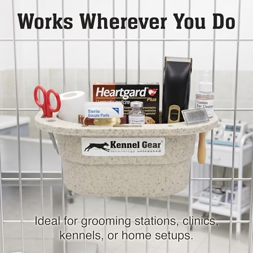 Dog Grooming Organizer with Plastic Bar Mount System - Image 6