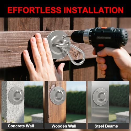 2 Pack Secure Dog Leash Parking Indoor Outdoor, Heavy Duty Stainless Steel - Image 4