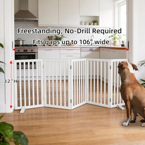 ZJSF Freestanding Indoor Dog Gate - Image 2