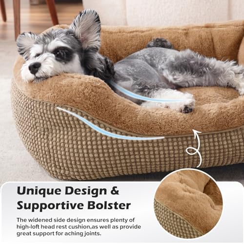INVENHO Dog Bed Medium Size, Orthopedic Warming Soft Calming Sleeping Durable - Image 4