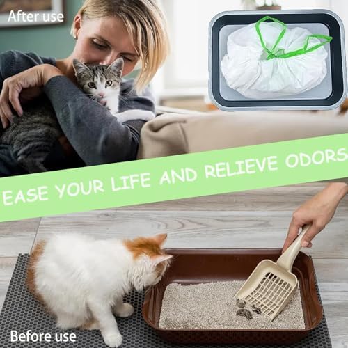 42Pcs Sifting Cat Litter Box Liners - Image 4