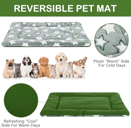 VitalCozy 4 Pcs Dog Crate Pads Soft Warm - Image 3