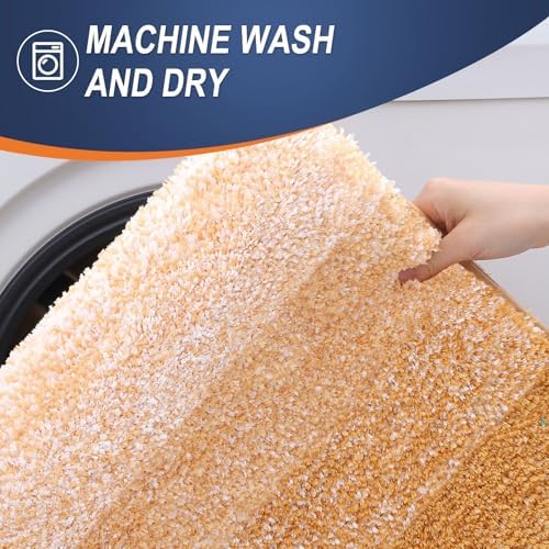 OLANLY Bathroom Runner Rug 59x24, Extra Soft Absorbent Microfiber Bath Rugs - Image 6