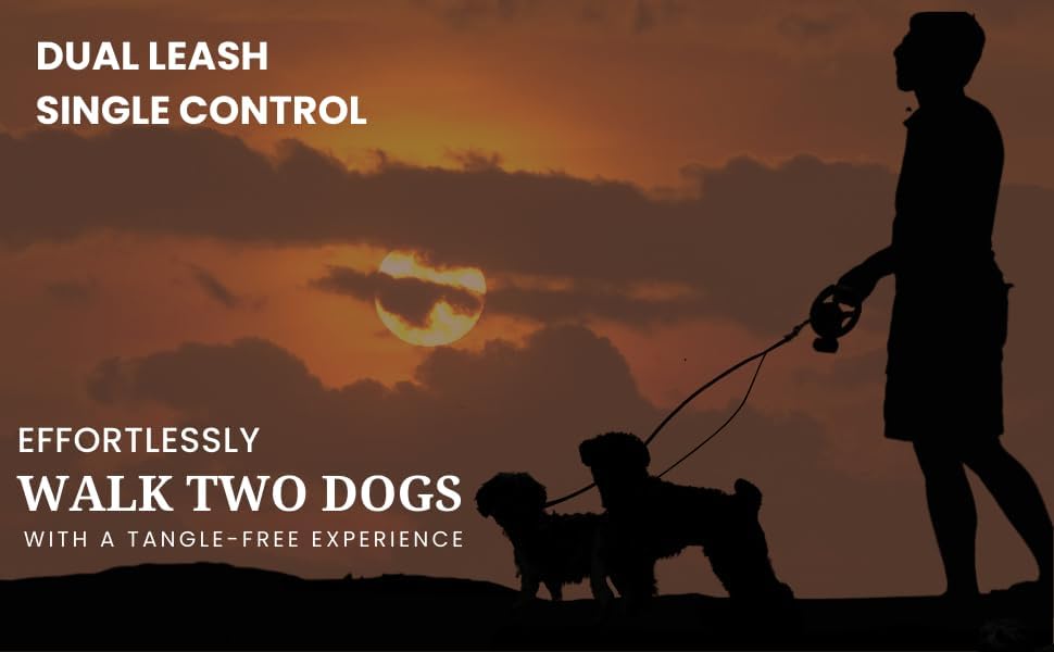 All-in-One Retractable Dual Dog Leash - Image 6