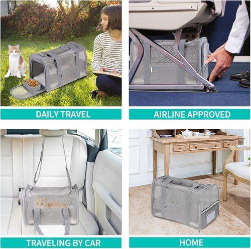 Cat Carrier Pet Carriers Airline Approved - Image 5