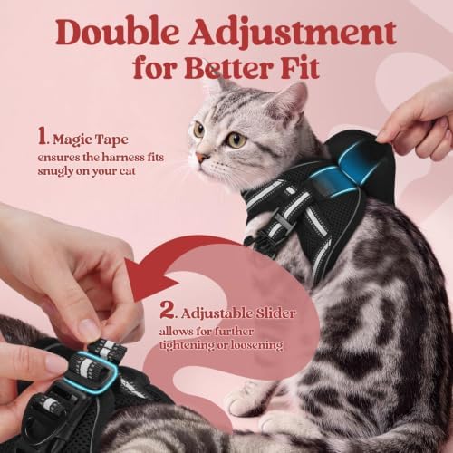 rabbitgoo Cat Harness and Leash Set, Step-in Soft Vest - Image 3