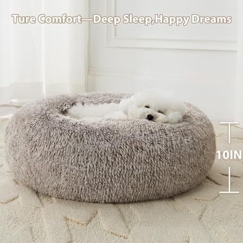 WNPETHOME Large Round Calming Dog Bed Cat Bed - Image 3