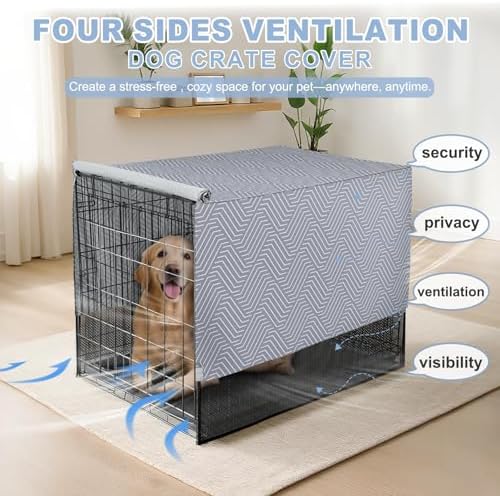 Explore Land Breathable Dog Crate Cover, 48 inches - Image 2