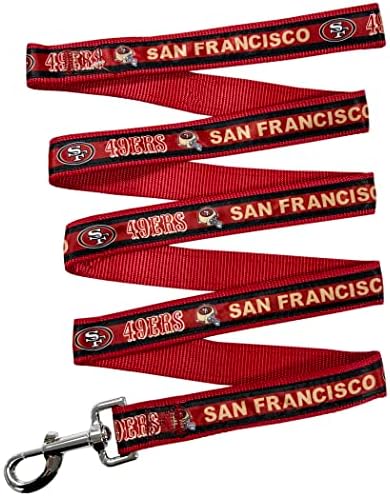 NFL PET Leash San Francisco 49ers Dog Leash, Small Football Team Leash by PETSFIRST