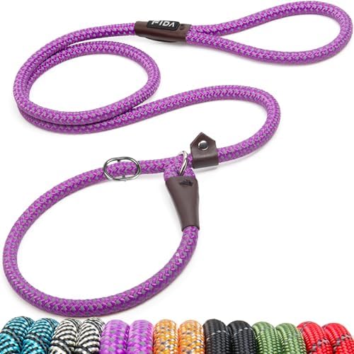 Fida Durable Slip Lead Dog Leash, 6 FT x 1/2" Dog Training Leash by Fida