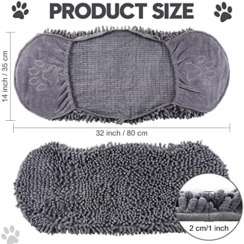 Newwiee 4 Pcs Large Dog Towels for Drying Dogs Microfiber Shammy - Image 2