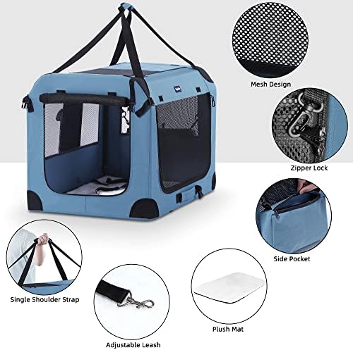 Petprsco Portable Dog Crates for Medium Dogs - Image 3