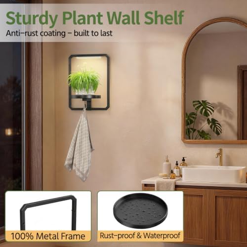LASZOLA Plant Picture Frame Holder Shelf Wall - Image 6