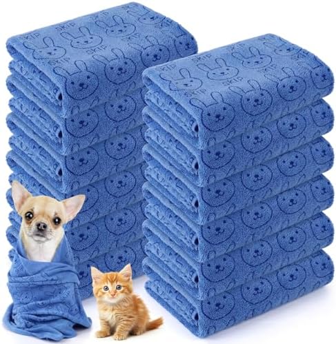Irenare 12 Microfiber Puppy Towels by Irenare