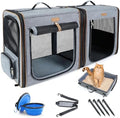 Lekereise Extra Large Cat Carrier by Lekereise