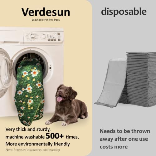 Washable Pee Pads for Dogs, Reusable Puppy Potty Training Pads, Ultra-Absorbent - Image 3