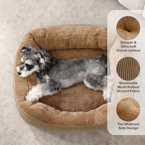 INVENHO Small Dog Bed for Small Dogs, Orthopedic Warming Soft Calming Sleeping - Image 2