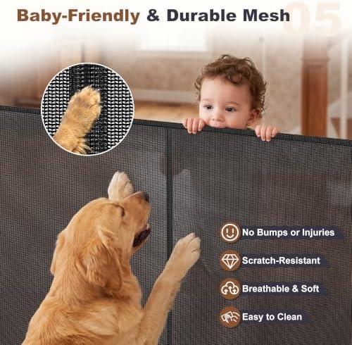 GRENFU 200" Extra Wide Retractable Baby Gates - Image 6