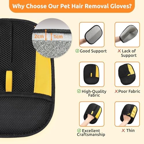 SAWMONG 2Pcs Pet Hair Remover Glove - Image 4