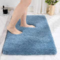 Disolla Blue Bathroom Rugs 20x32, Non-Slip Plush Thick Bath Mat by Disolla