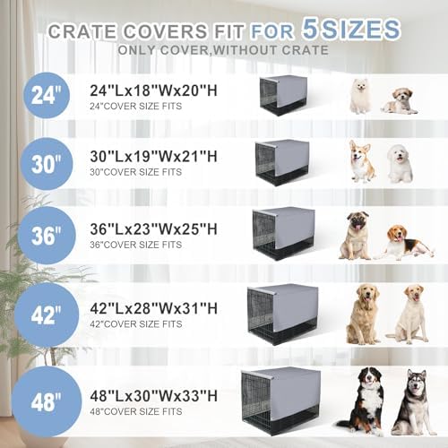 Explore Land Breathable Dog Crate Cover, 48 inches - Image 3